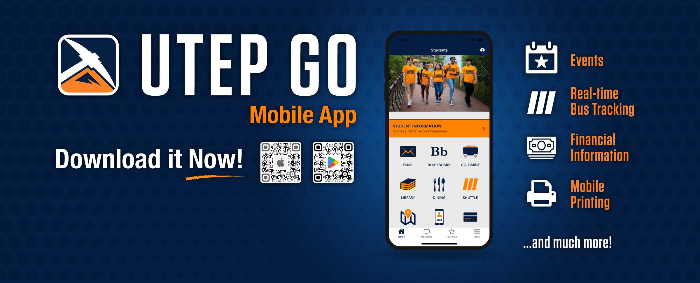 UTEP GO Mobile App 